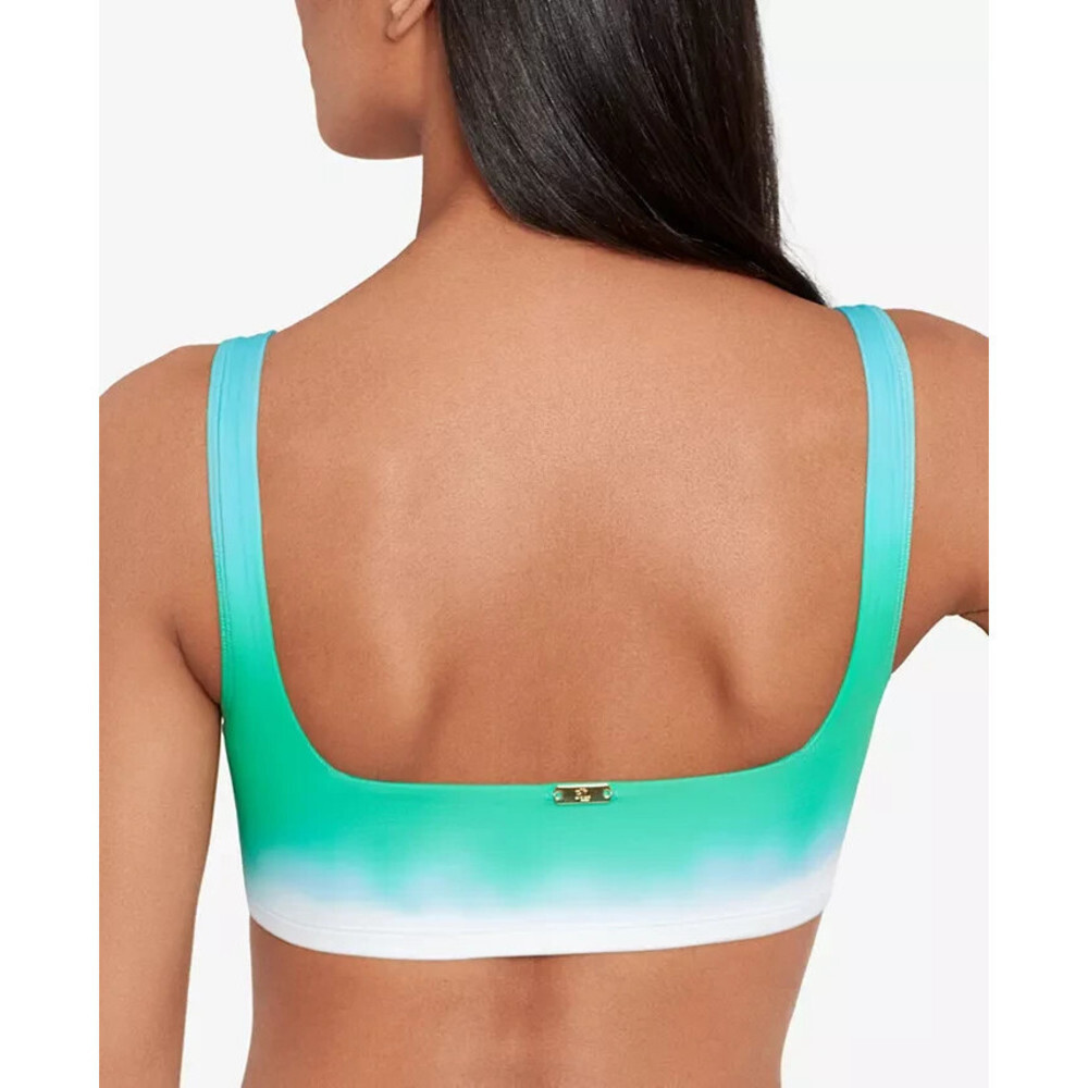 Ralph Lauren Women's Ombre Square Neck Bikini Swim Top Size 6 - Picture 2 of 4
